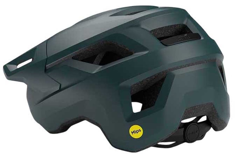 Met shelter mips fietshelm – fietshelm mannen vrouwen – mtb helm volwassenen – mountainbike – maat s (52-56 cm) – stone blue (blauw)