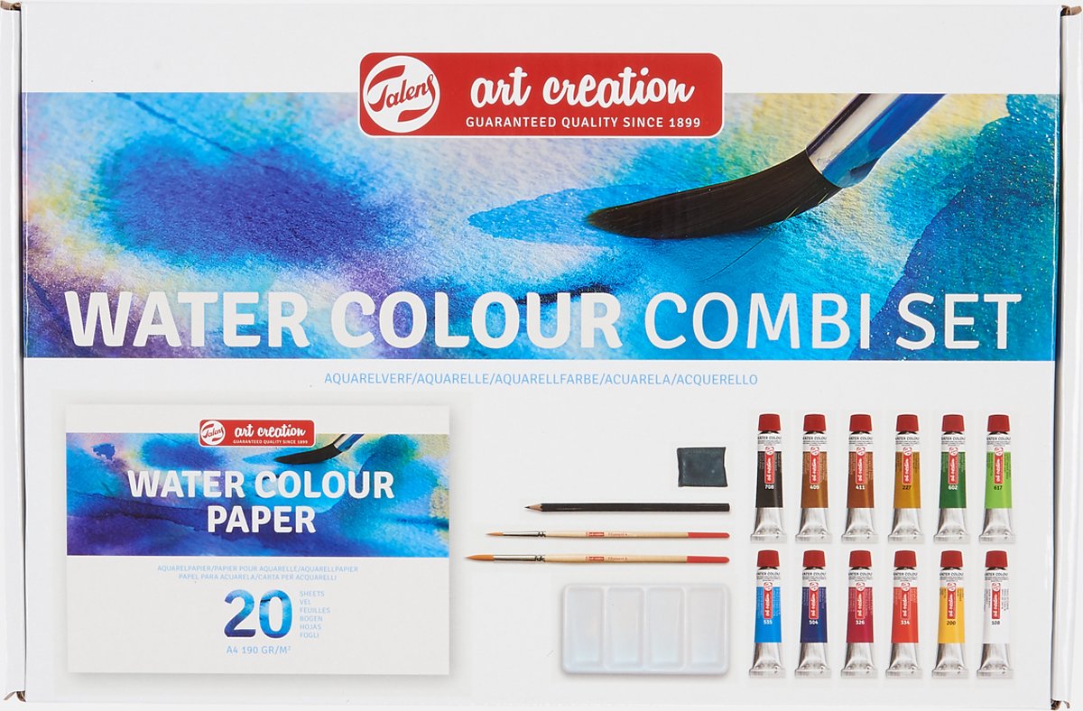 Talens kunstcreatie aquarelverf combiset