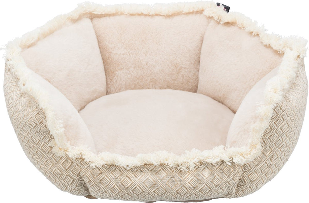 Trixie Hondenmand boho rechthoekig beige