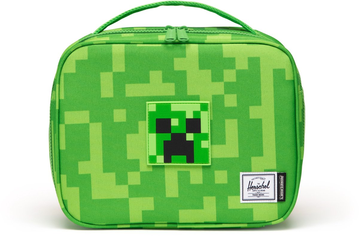 Herschel minecraft pop quiz lunch box little - creeper