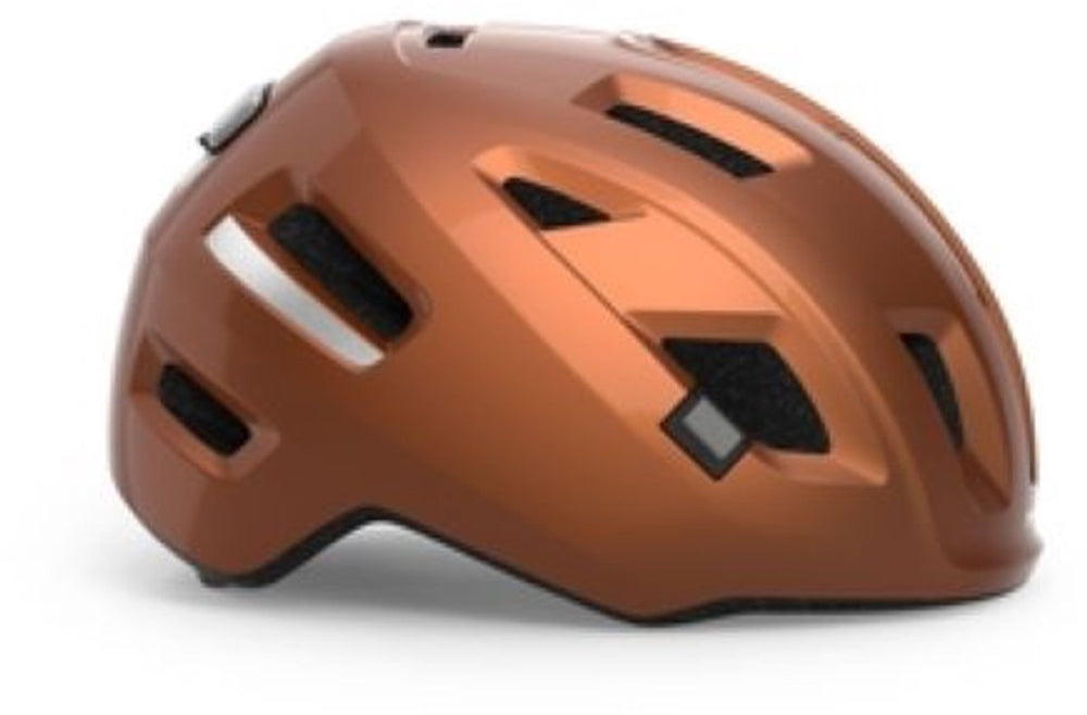 Met e-mob fietshelm mannen vrouwen – fietshelm e bike volwassenen – maat l (58-61cm) – copper