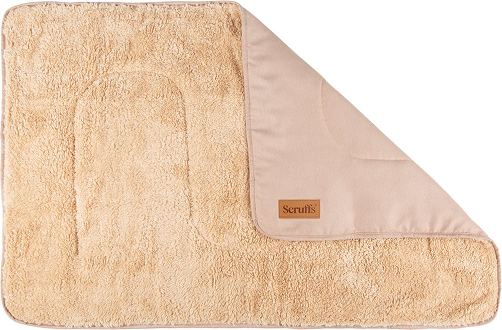Scruffs cosy - zachte hondendeken - tweezijdig te gebruiken met heerlijk zachte binnenvoering - 110 x 75cm - desert sand
