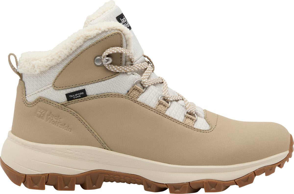 Jack wolfskin everquest texapore mid w dames wandelschoenen - anis