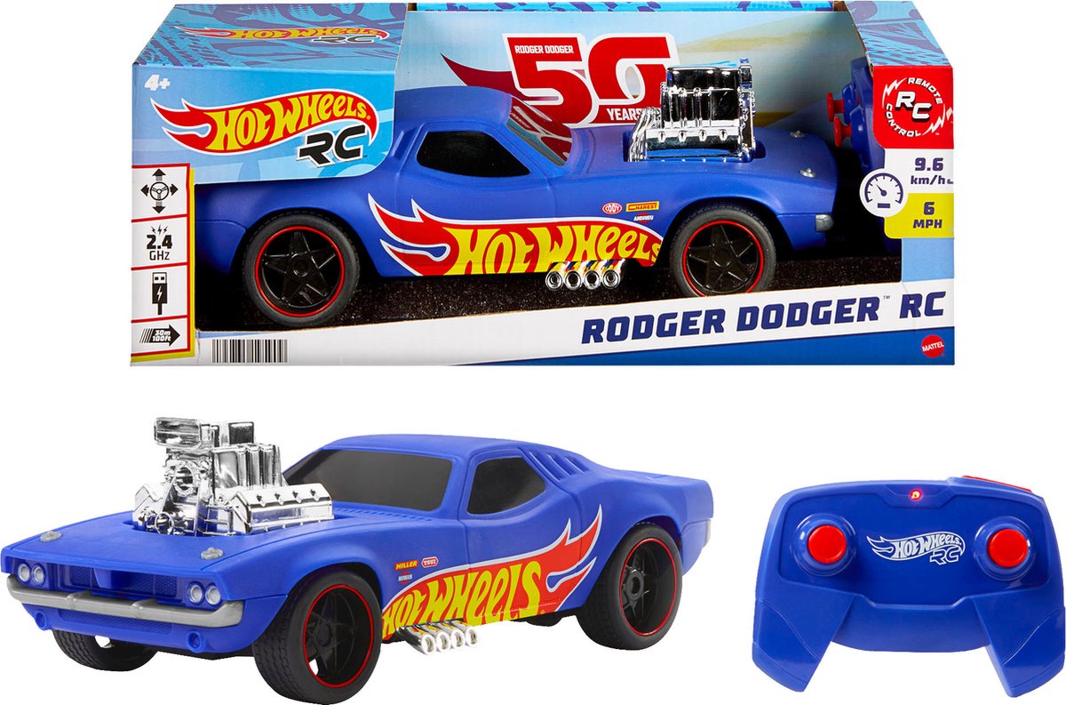 Hot wheels rodger dodger rc voertuig - rc auto