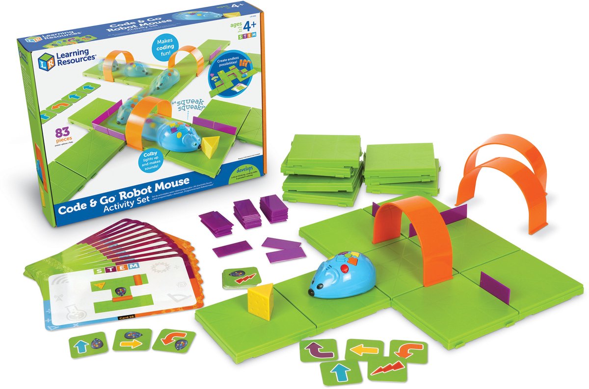 Learning resources code go® robot mouse activity set - 5+