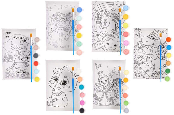 Koopman schilderen op nummer schilderset - creatieve schilderijen set voor kinderen.