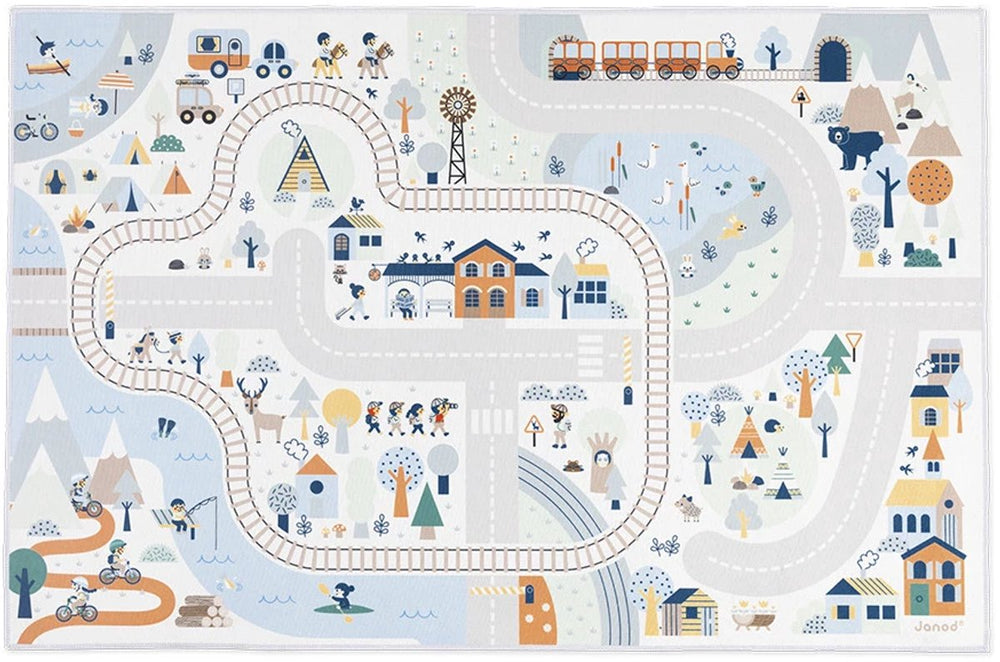 Janod - cross roads - speelmat de bergvallei