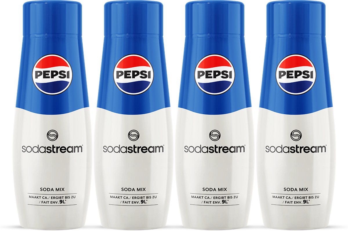 Sodastream pepsi siroop 4 x 440ml