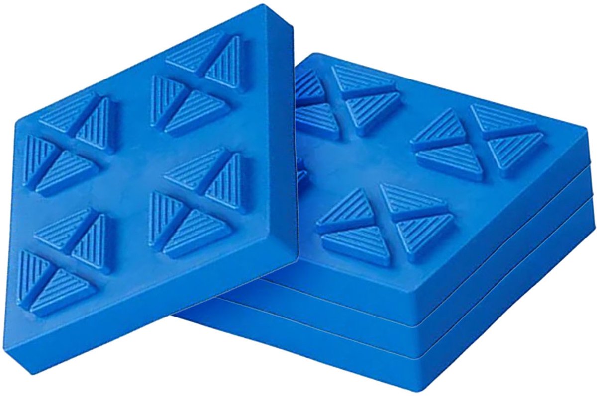 onderplaten stapelbaar max. 1250 kg blauw 4 stuks