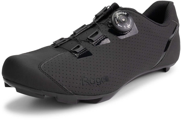 Rogelli r-400 fietsschoenen heren en dames - zwart - 43
