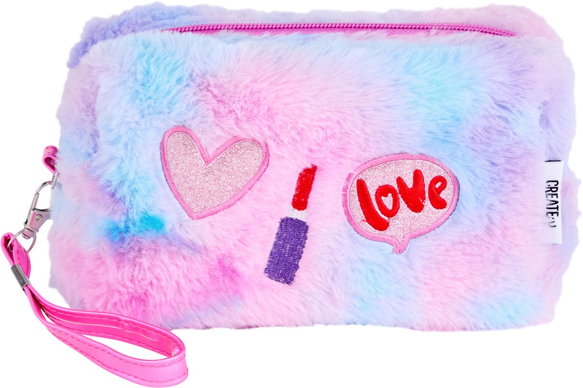 Maak het! make-up tasje furry