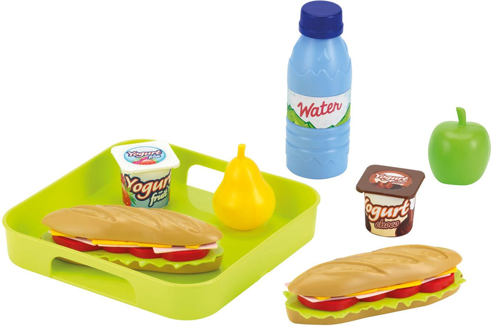 Ecoffier ecoiffier chef sandwich set op dienblad