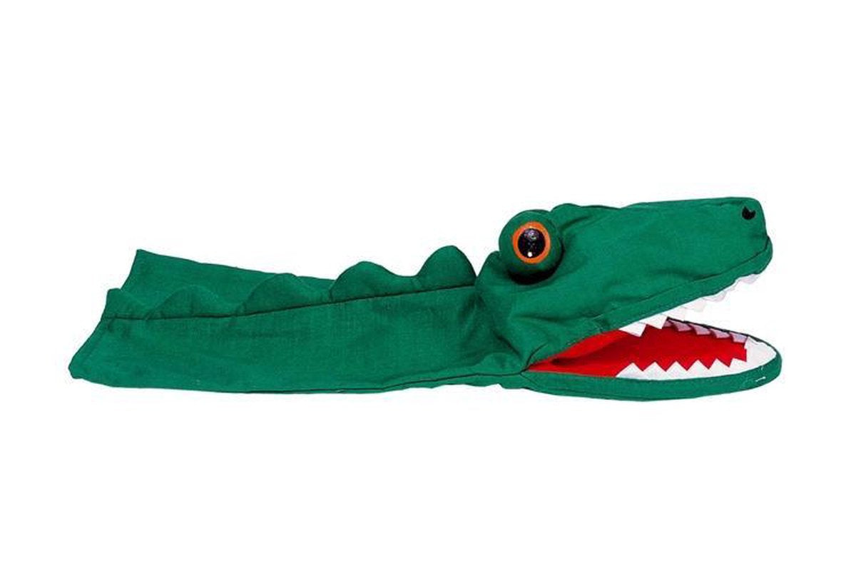 Goki handpop krokodil, 30cm