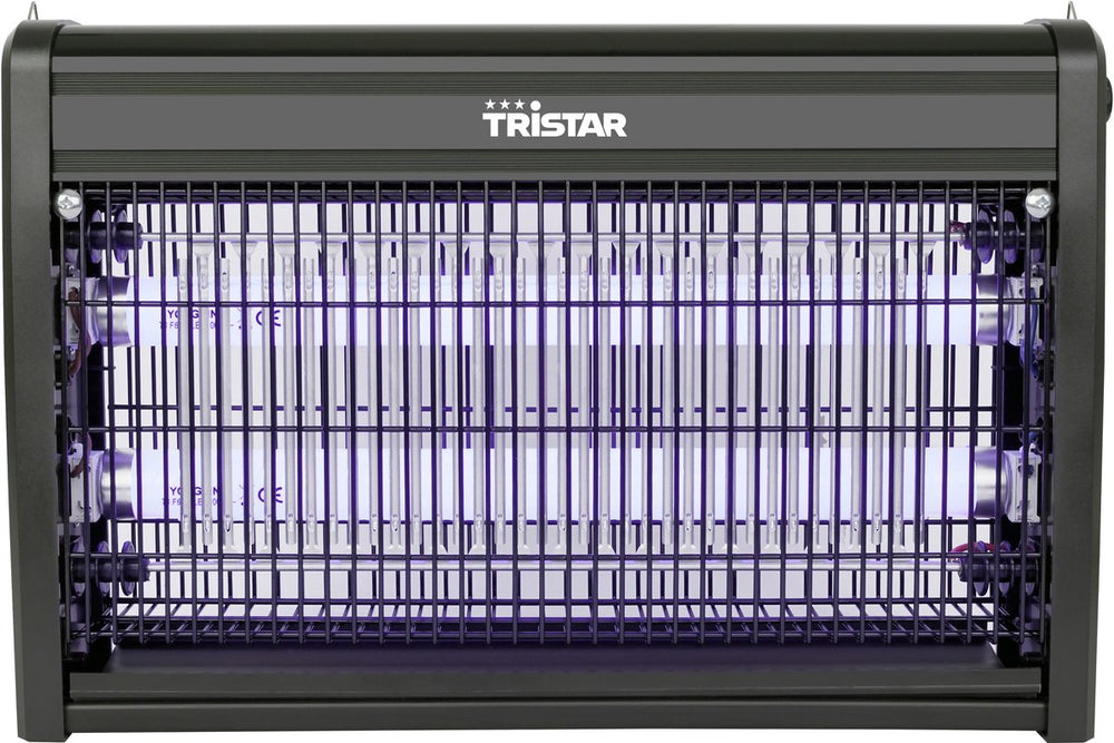 Tristar iv-3721 - insectenlamp 12w - uv led lampen - makkelijk op te hangen - uitneembaar opvangbakje