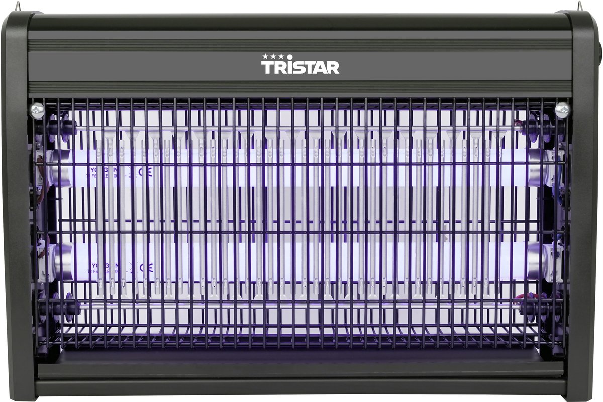 Tristar iv-3721 - insectenlamp 12w - uv led lampen - makkelijk op te hangen - uitneembaar opvangbakje