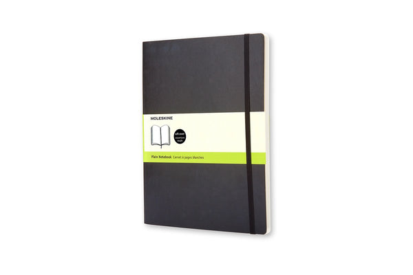 Moleskine notitieboek xl blanco zacht kaft zwart