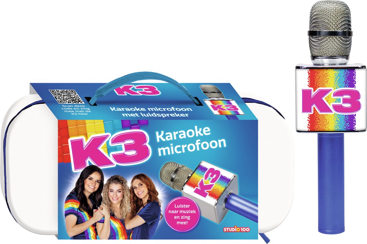 Studio 100 k3 karaokemicrofoon met foto