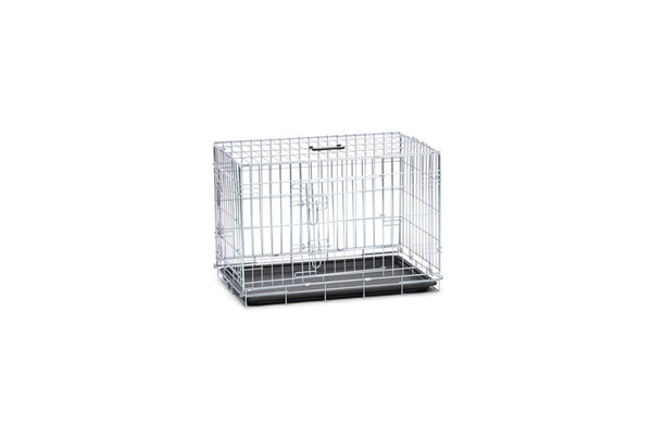 Beeztees hondenbench m - bench - inkalpbaar - 2 deuren - verzinkt - 81x55,5x61,5 cm