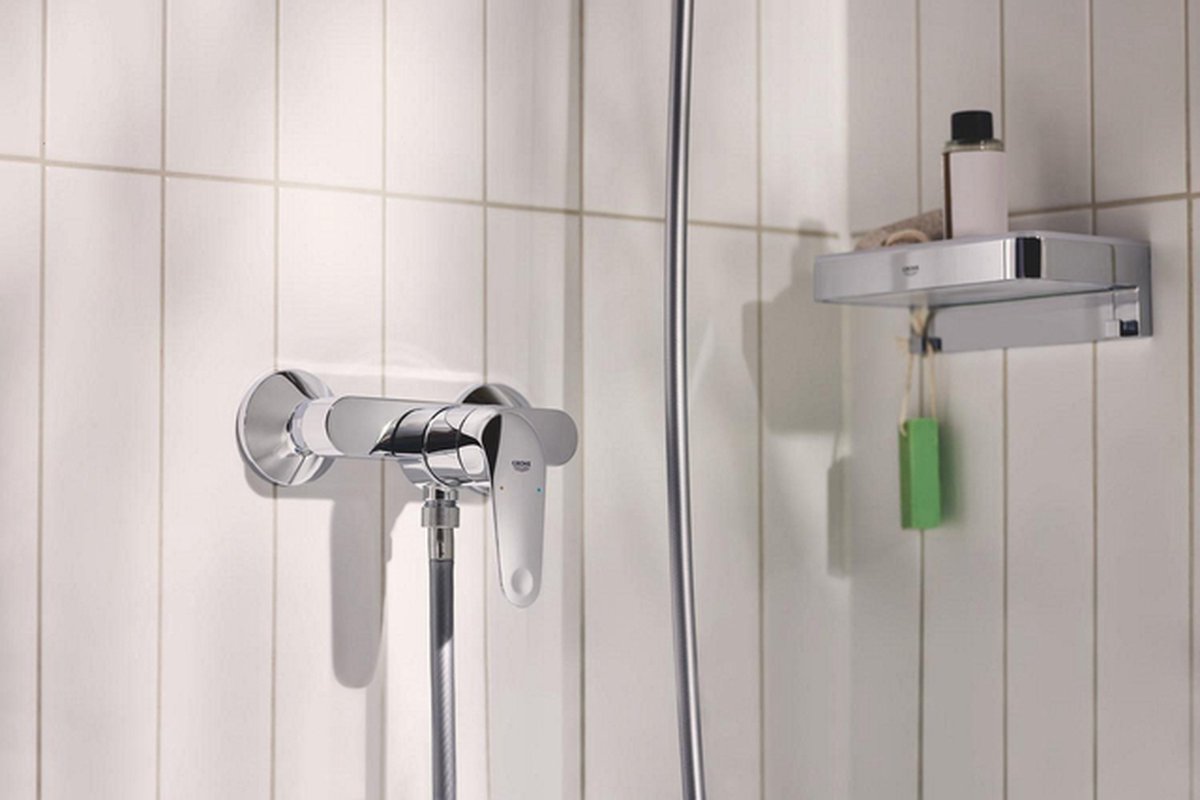Grohe europro douchemengkraan - met hendel - met s-koppelingen - chroom