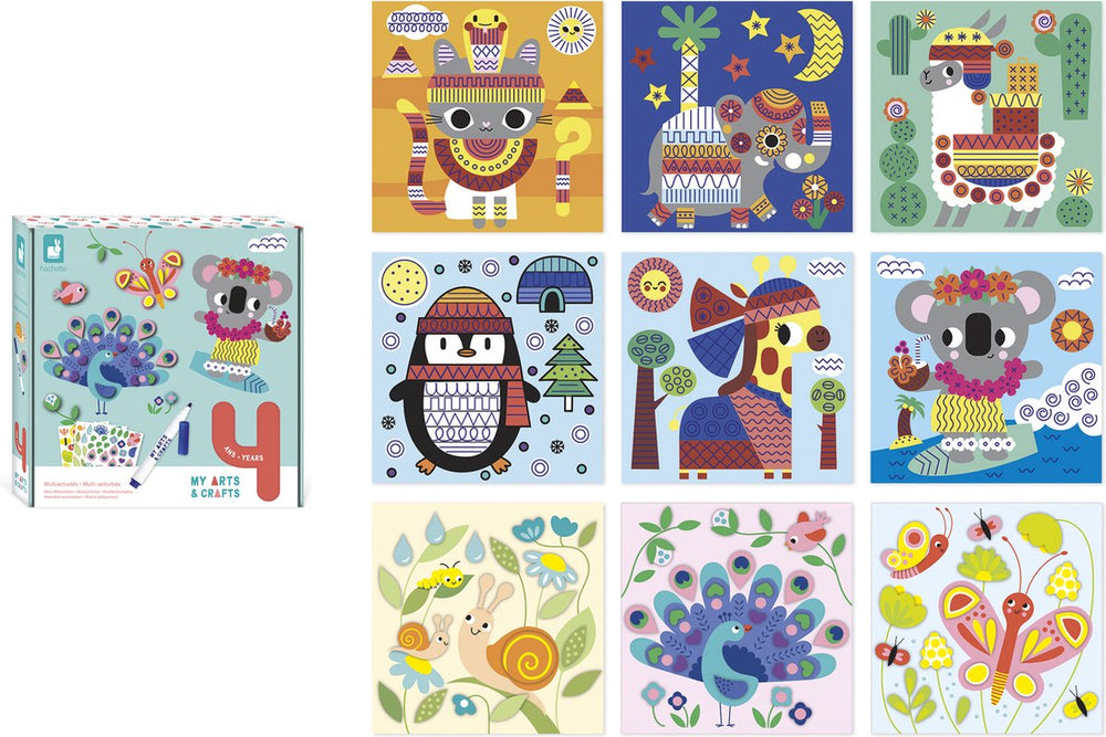 Janod - my arts crafts - knutseldoos vol activiteiten
