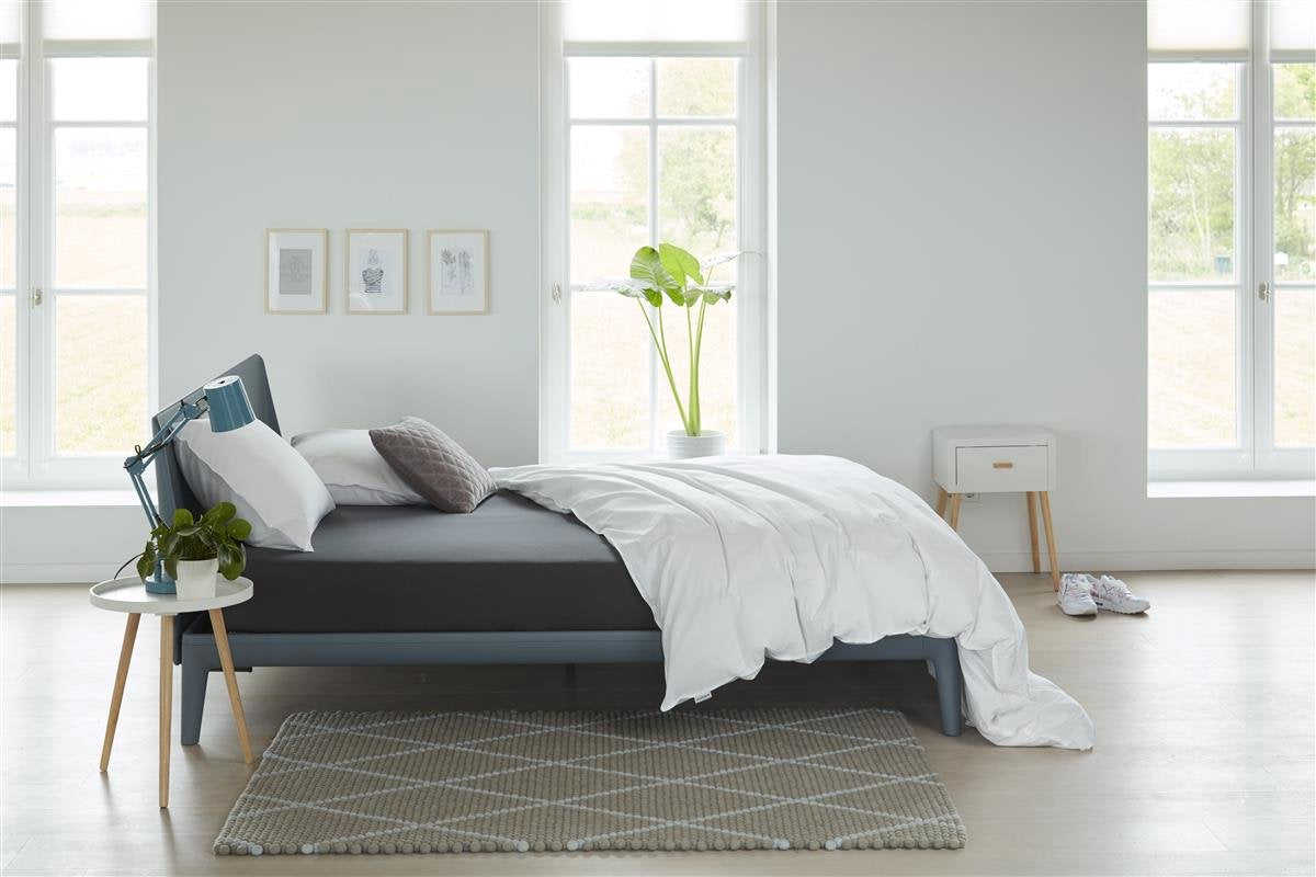 Beddinghouse - jersey - split-topper - hoeslaken - 180x220 cm - antraciet