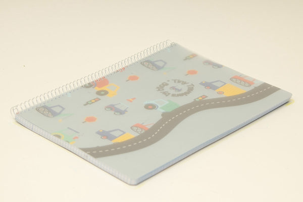 Ancor spiraalboek b'log play me cars a5 ruit 5mm 80 vel 90 grams