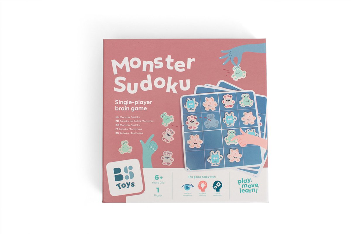 Bs speelgoed monster sudoku spel
