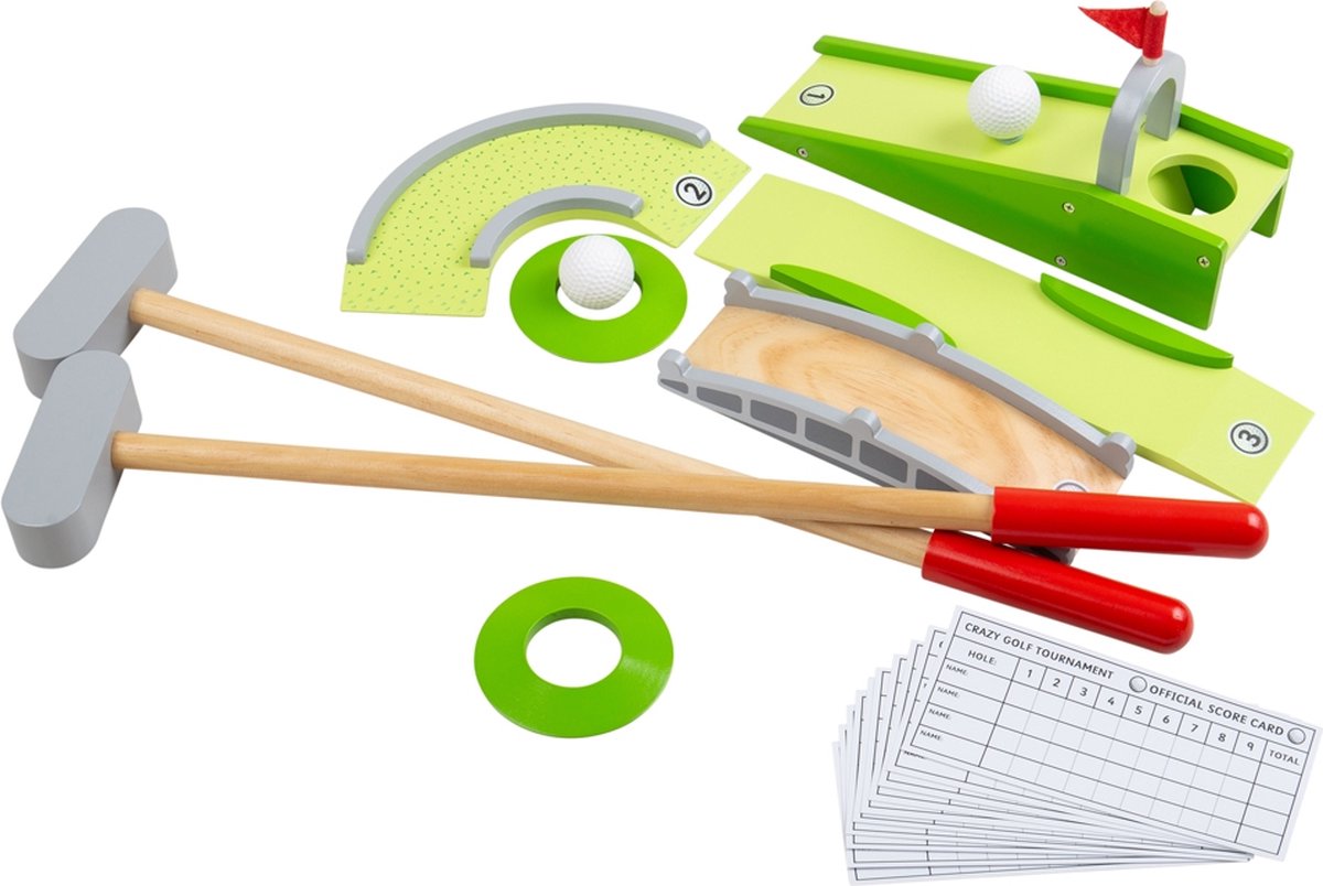 Bigjigs toys bigjigs midgetgolf hout