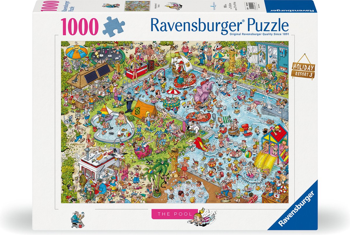 Legpuzzel Holiday Resort 3: Het zwembad, 1000st.