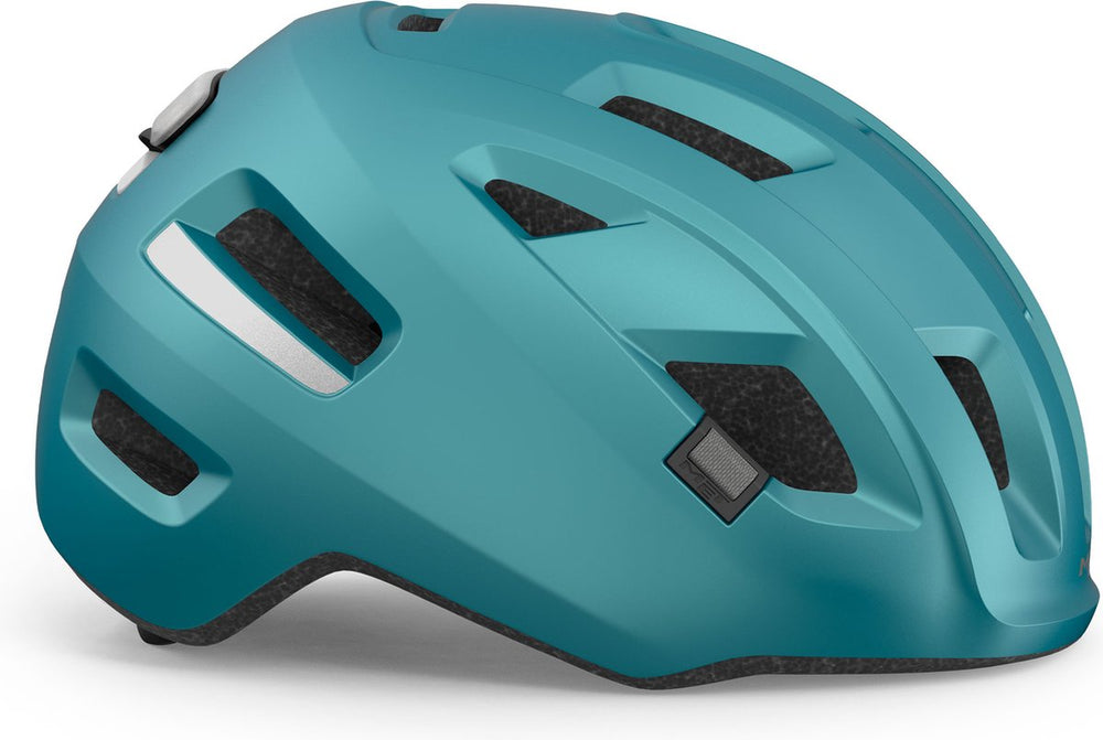 Met e-mob mips fietshelm mannen vrouwen - fietshelm e bike volwassenen - maat s (52-56cm) - nta8776 - teal