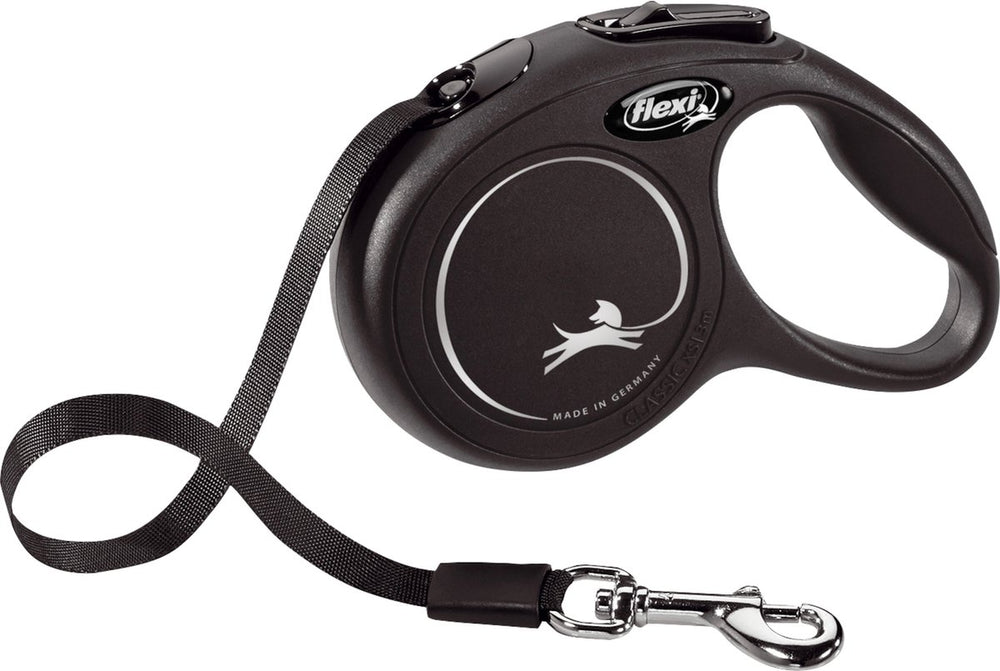 Flexi rollijn classic tape zwart
