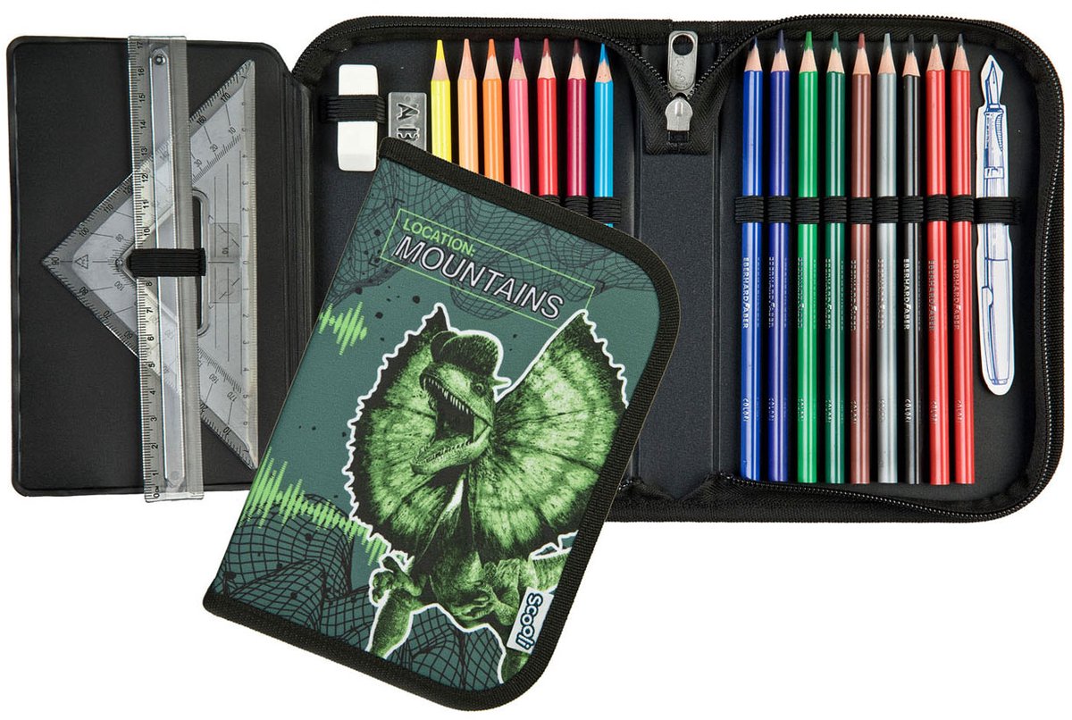 Undercover gevulde etui jurassic world