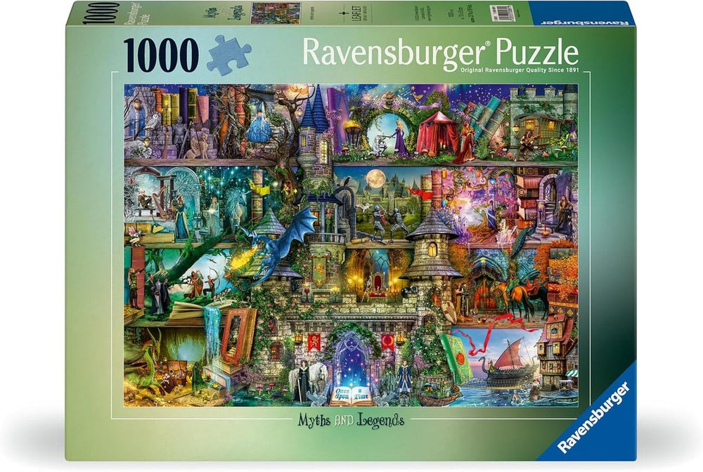 Ravensburger erwachsenenpuzzle 1000 teile - mythen und legenden