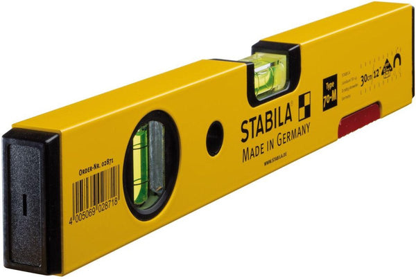 Stabila waterpas, 70m blok, magneet 30cm - 02871