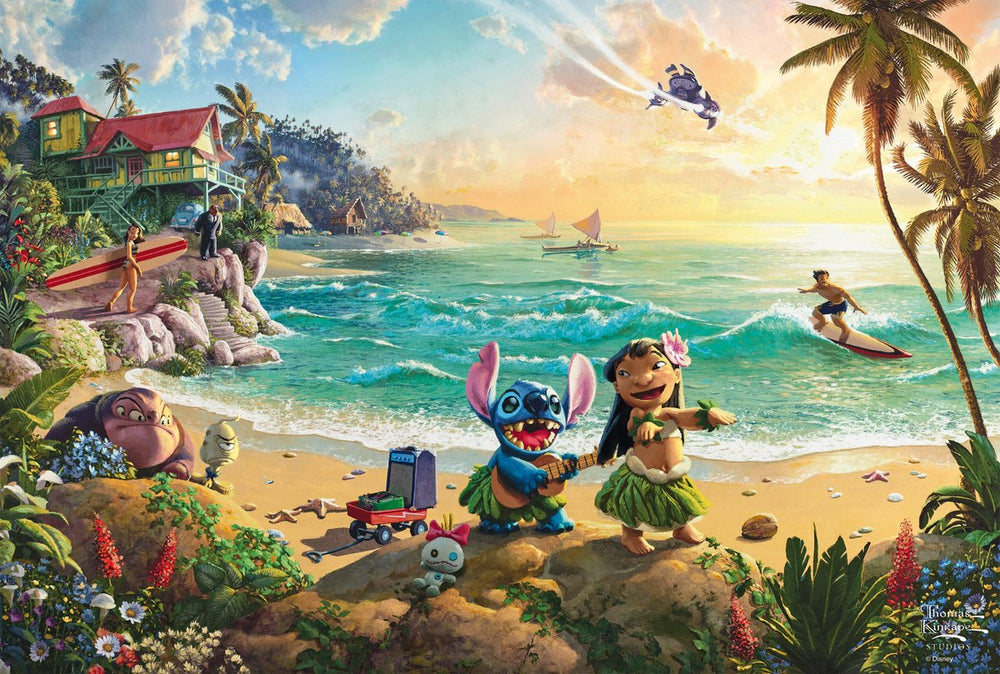 Schmidt disney puzzel lilo stitch eco-vriendelijk 200 stukjes cartoon.