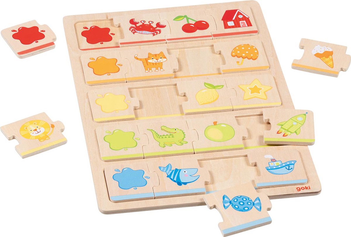 Goki mijn eerste kleuren legpuzzel, 20e.