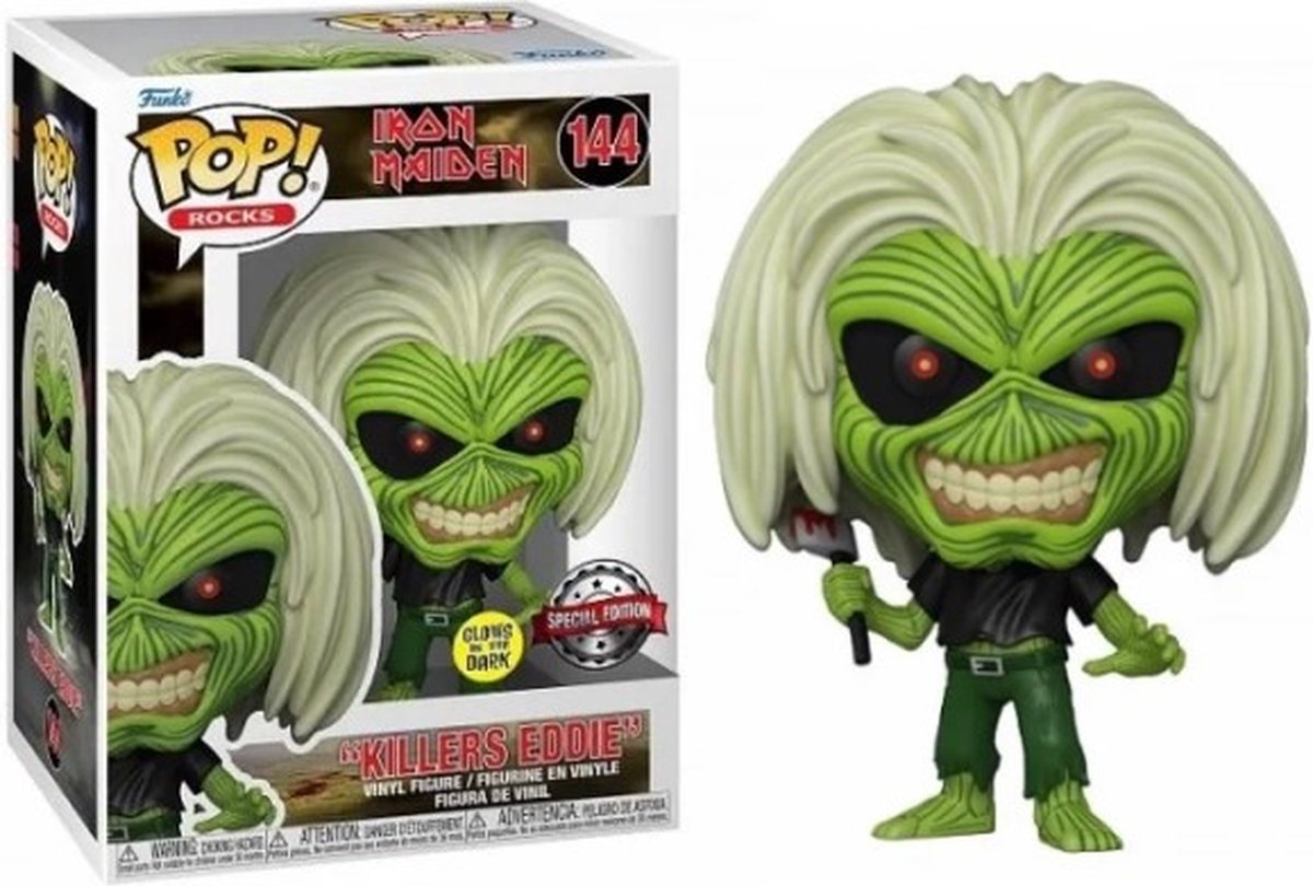 Funko pop! rocks : iron maiden - killers eddie