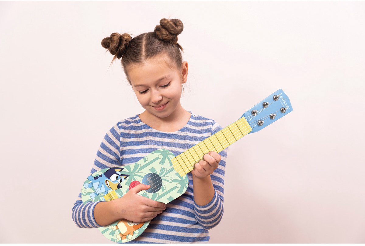 Lexibook mijn eerste houten gitaar bluey – 21 53 cm