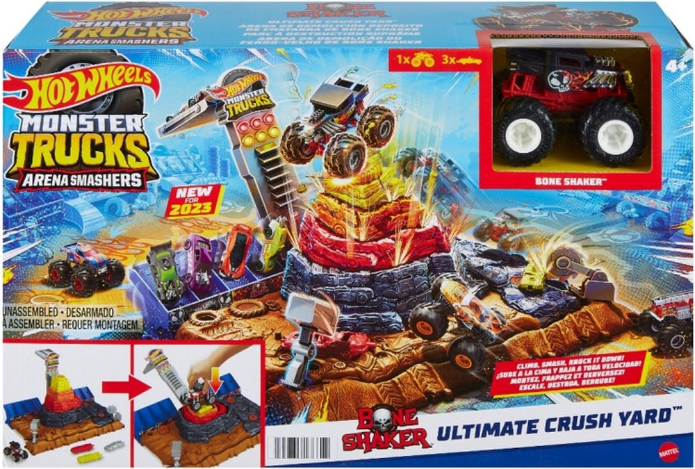 Hot Wheels Arena Smashers Hoofdevenement Bone Shaker's Ultimate Crush Yard