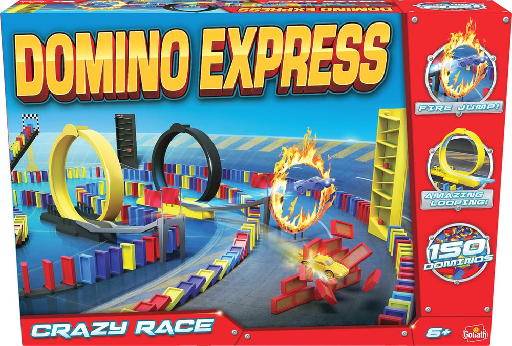Goliath domino express crazy race - constructiespeelgoed - dominopakket