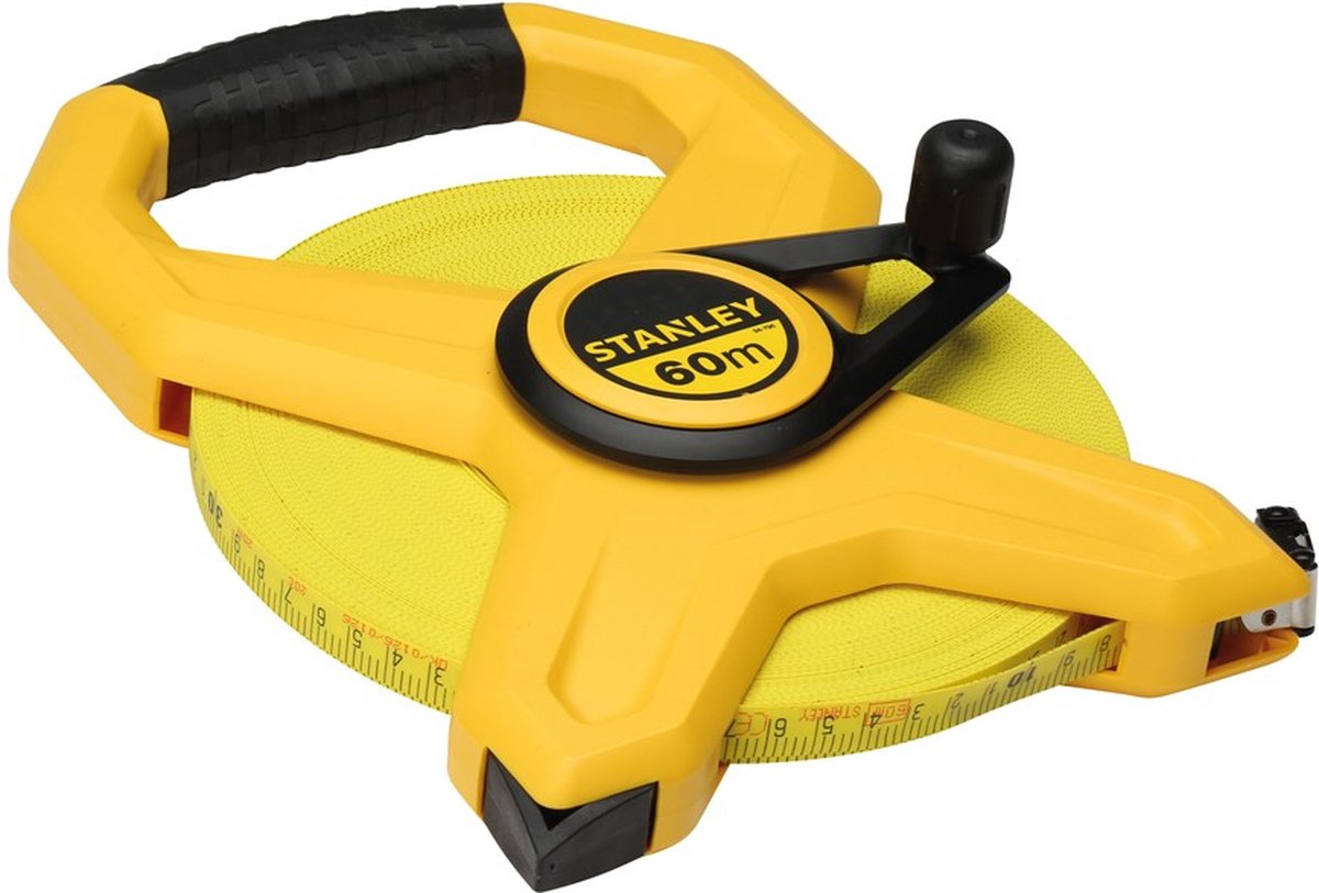 Stanley landmeter fiberglas 60m - 12.7mm open kast - 2-34-795