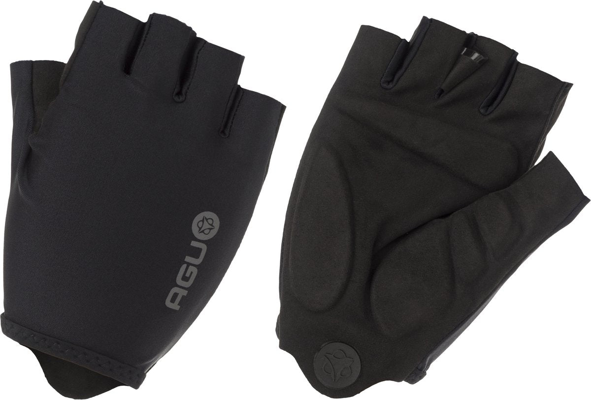 Agu gel fietshandschoenen zomer - wielrenhandschoenen dames heren - zwart - maat xxl