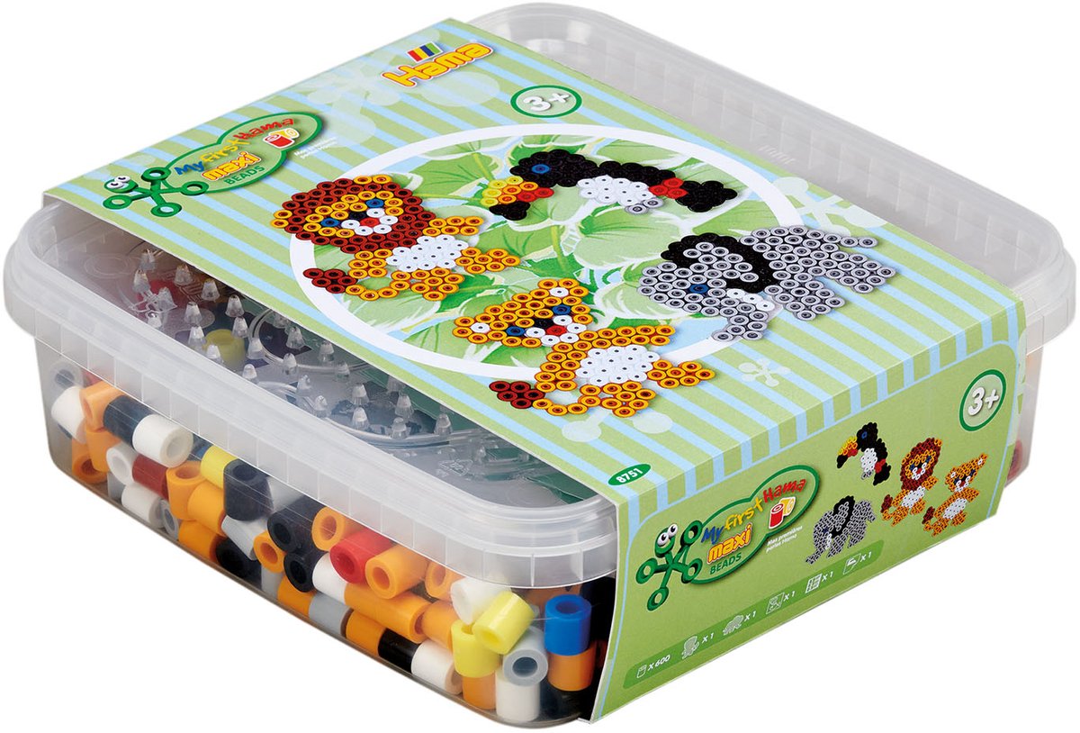 Hama - strijkkralen kist - 600 kralen