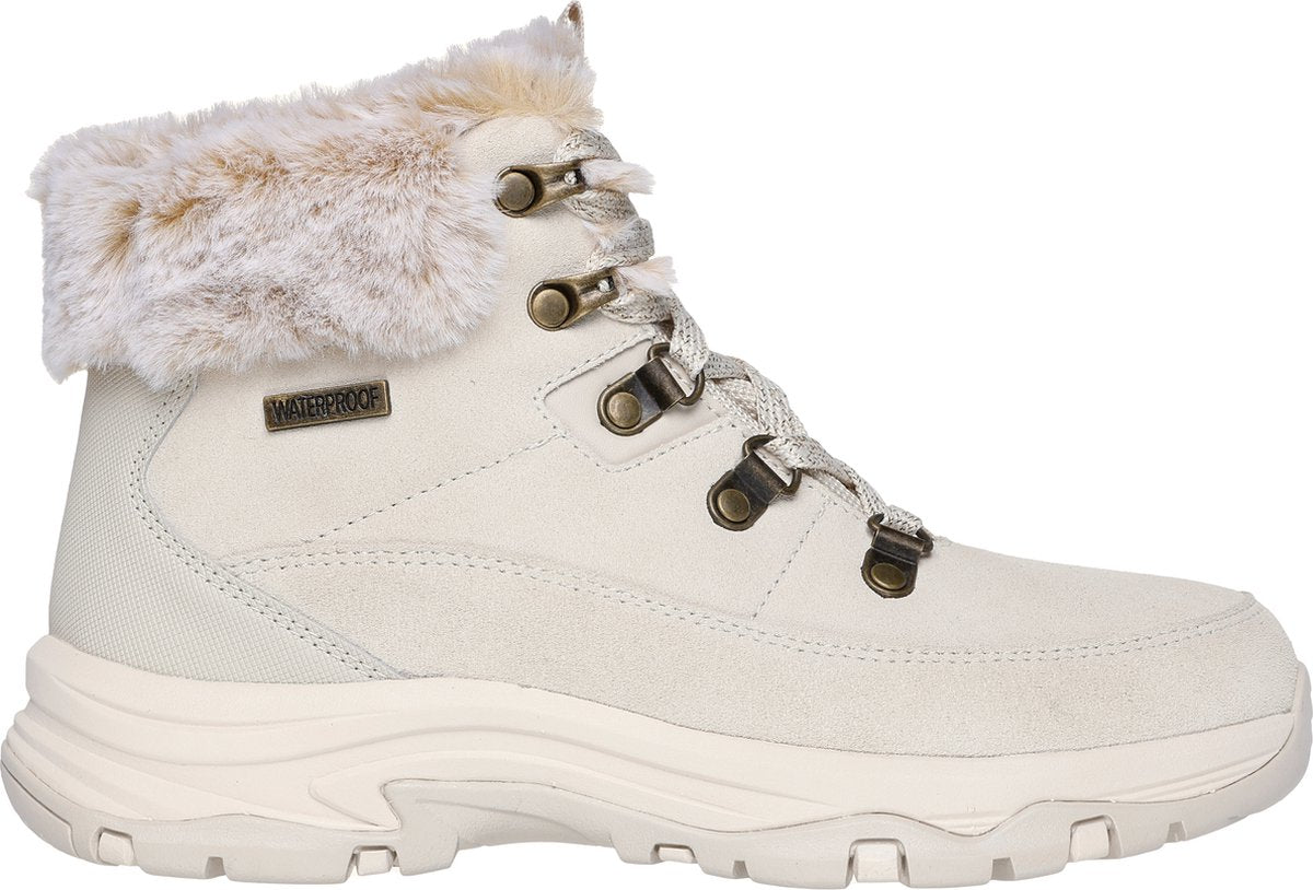 Skechers trego - snow worries dames laarzen - crème - maat 37