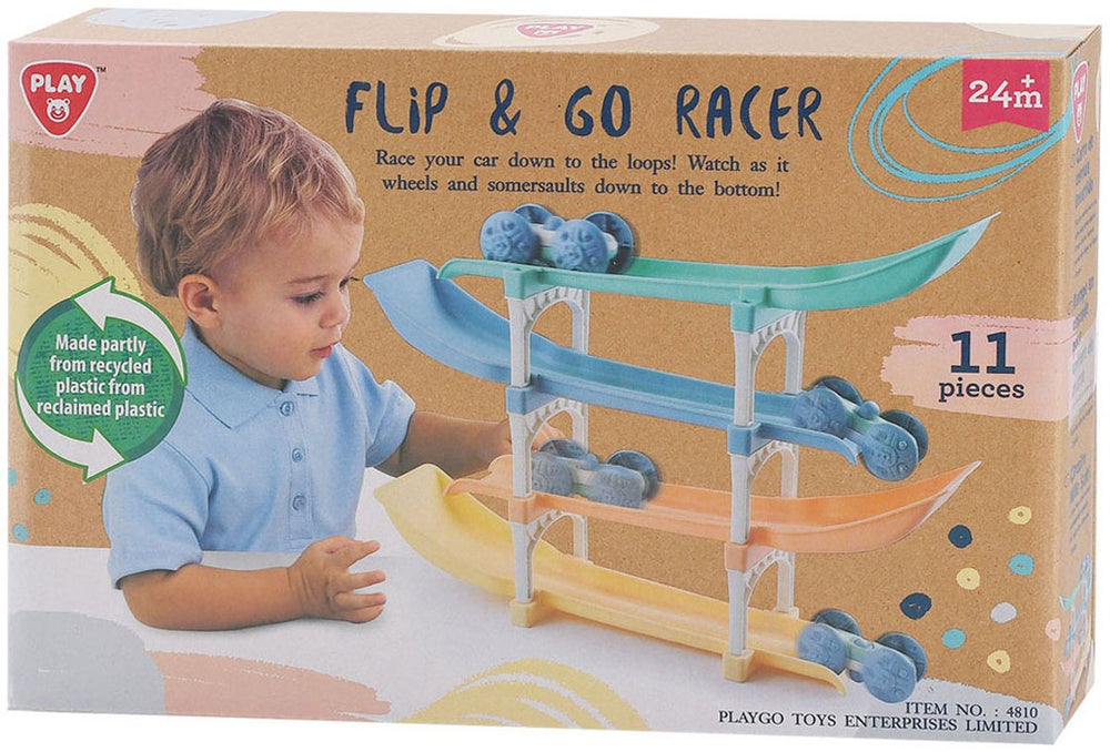 Speel flip en gaan autoracebaan, 11dlg.
