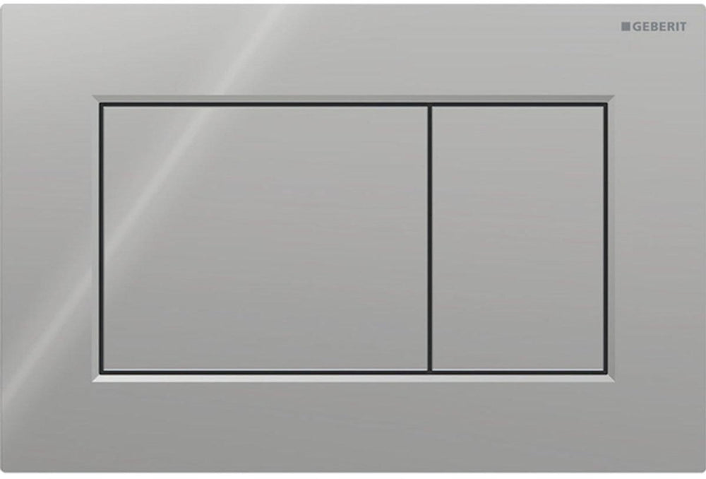 Geberit sigma01 bedieningsplaat - 2-toets spoeling - vierkant - glans chroom