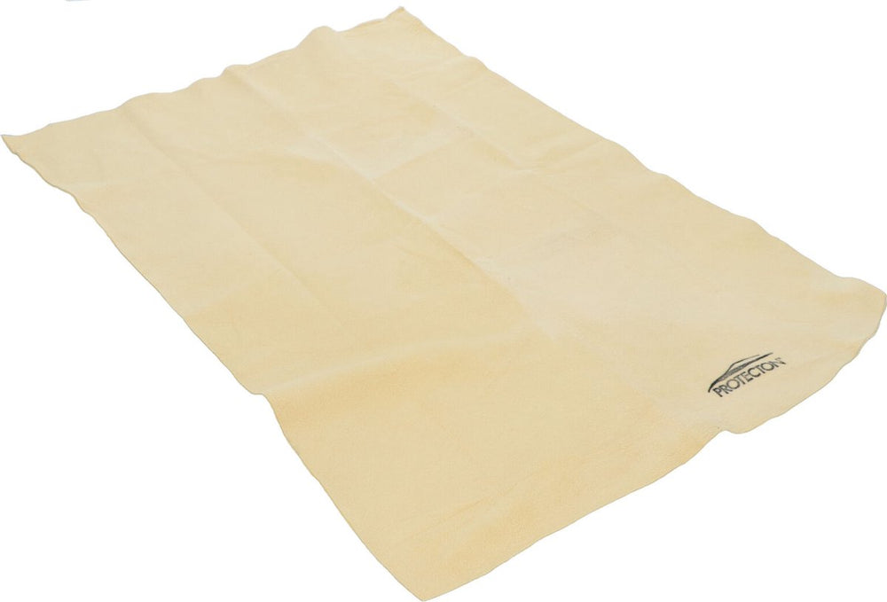 Protecton natuurzeem xl - groot formaat – om gewassen oppervlakken streeploos te drogen – hoog absorberend vermogen - ook voor huishoudelijk gebruik - 61x39cm