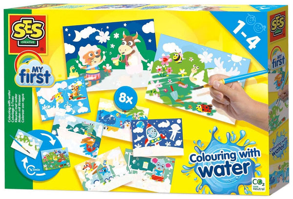 Ses my first - kleuren met water megaset verborgen dieren