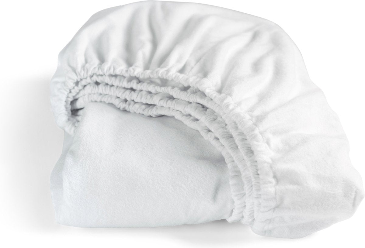 Cinderella - premium molton hoeslaken - tot 25 cm matrashoogte - 180x210 cm - wit