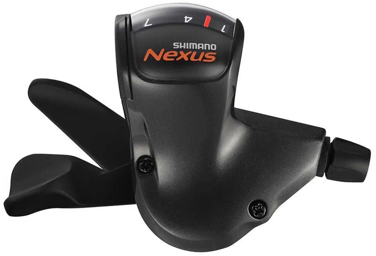 Shimano nexus sl-7s50 schakelhendel rechts 7-speed – rapidfire plus, 2-way release, zwart